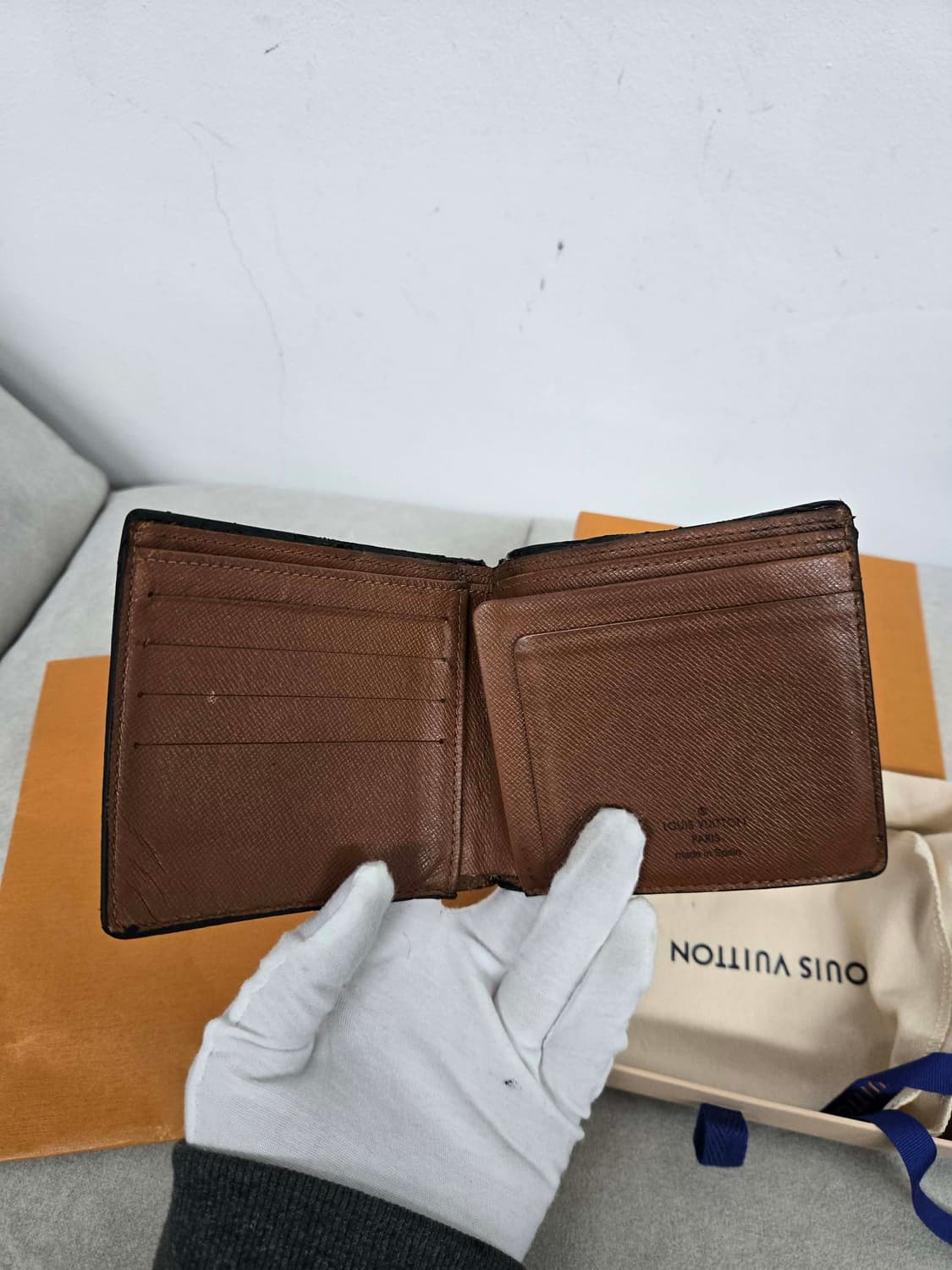 [보증서 정품] 루이비통 모노그램 반지갑 상품이미지1