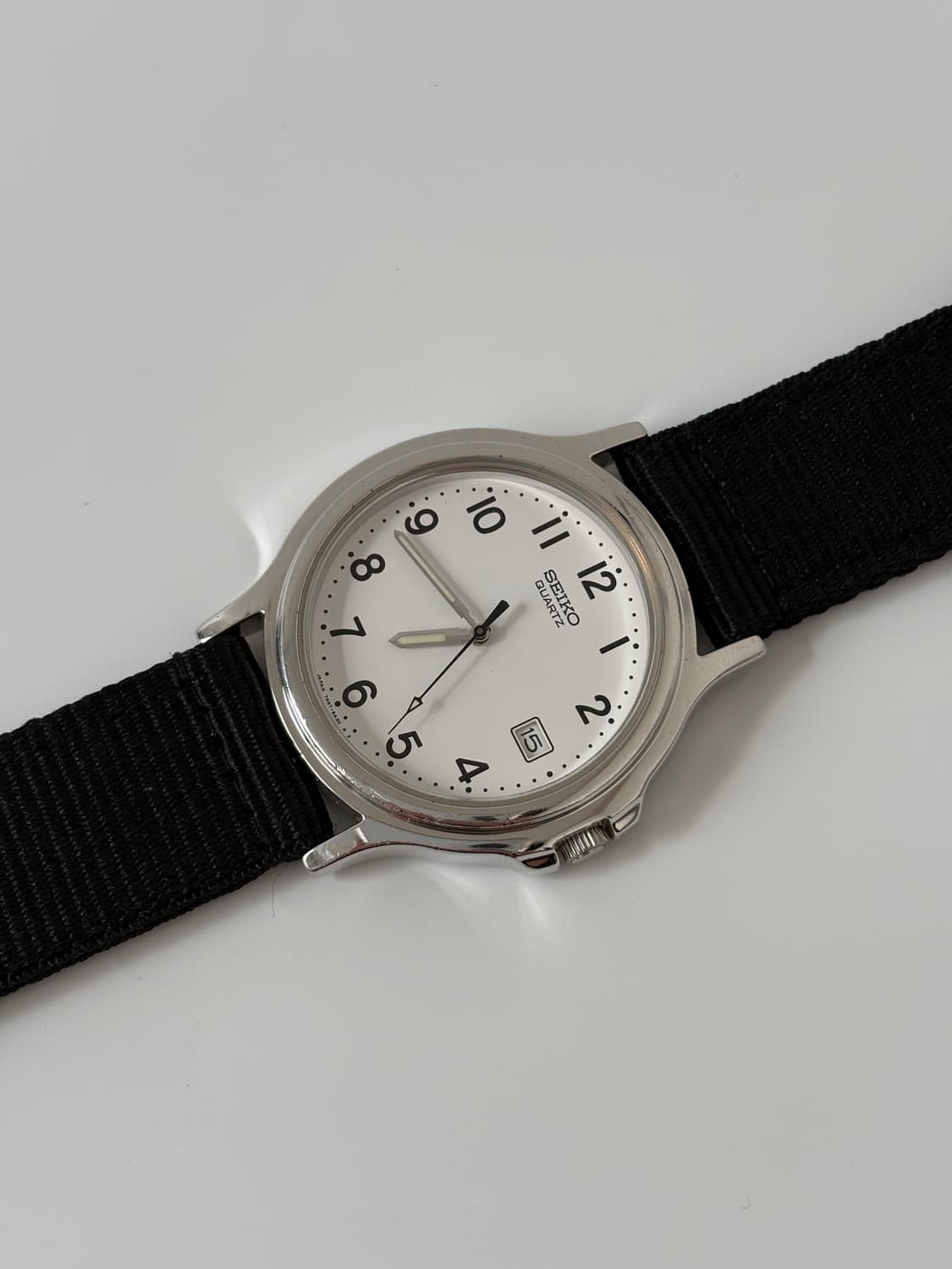 SEIKO 1990년대 Taisho Pharm 40주년 실버 쿼츠 상품이미지4