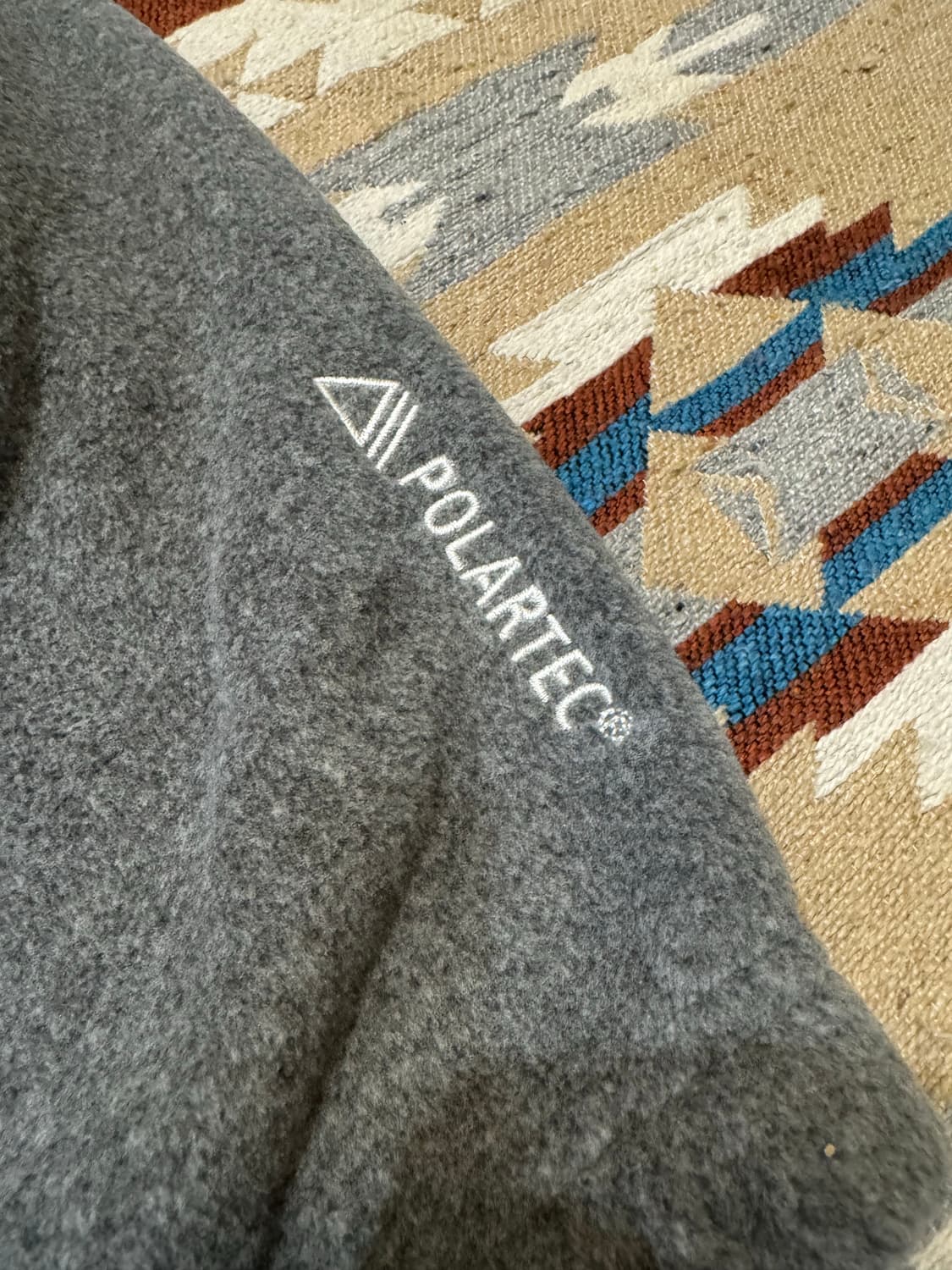 [L] 슈프림 폴라텍 페이스 마스크 하프집 후드 그레이 -25FW 상품이미지5