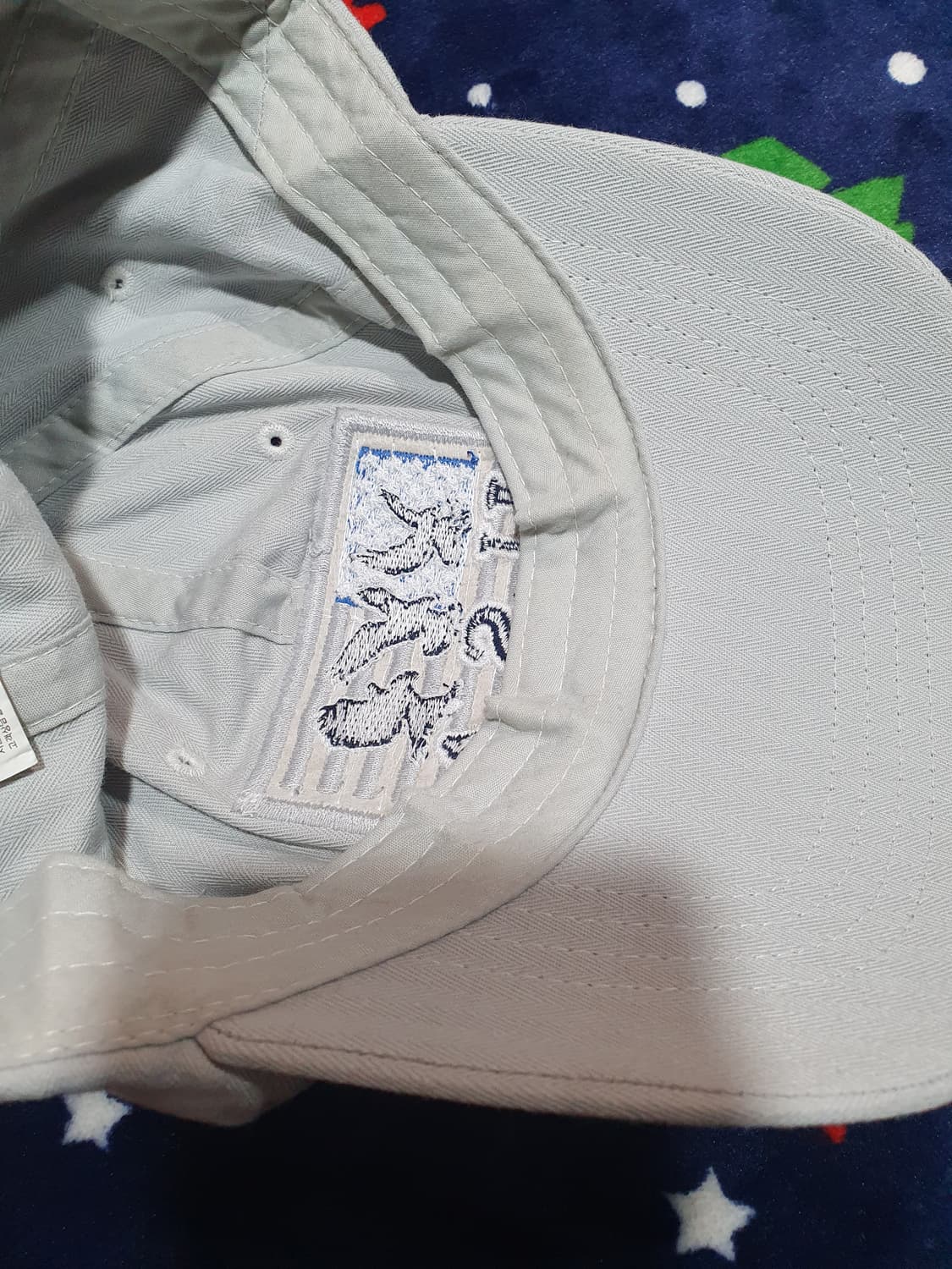 USA 독수리 자수 볼캡 연그레이 상품이미지6