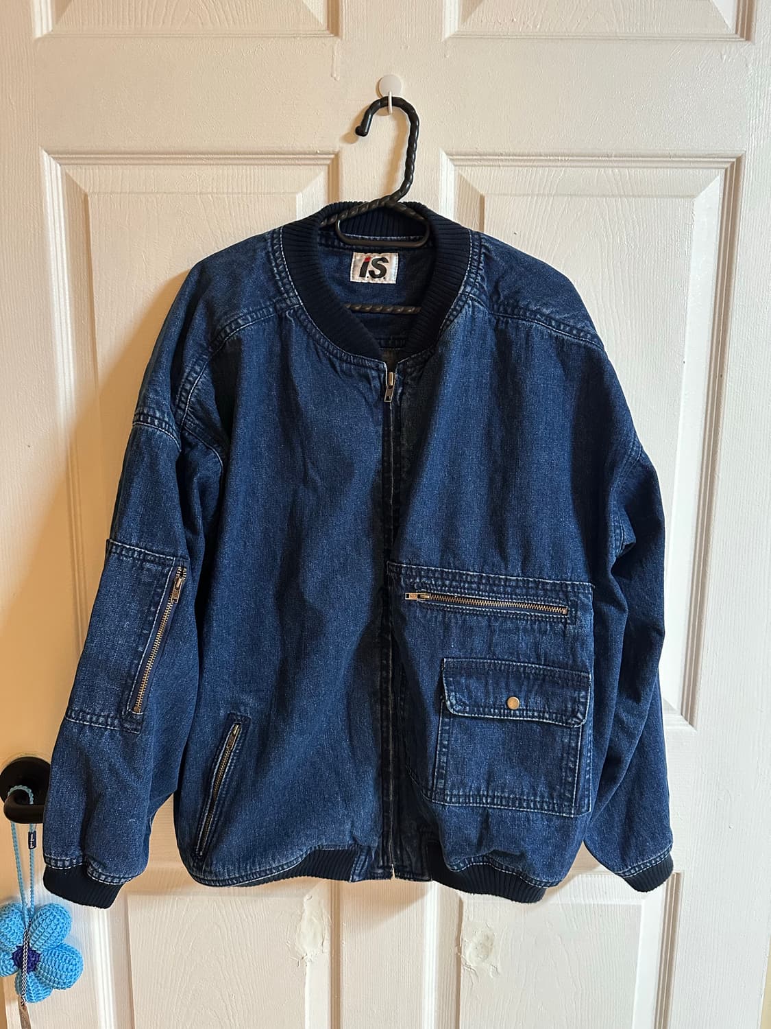 IS ISSEY MIYAKE Design Denim Bomber Jack 상품이미지1