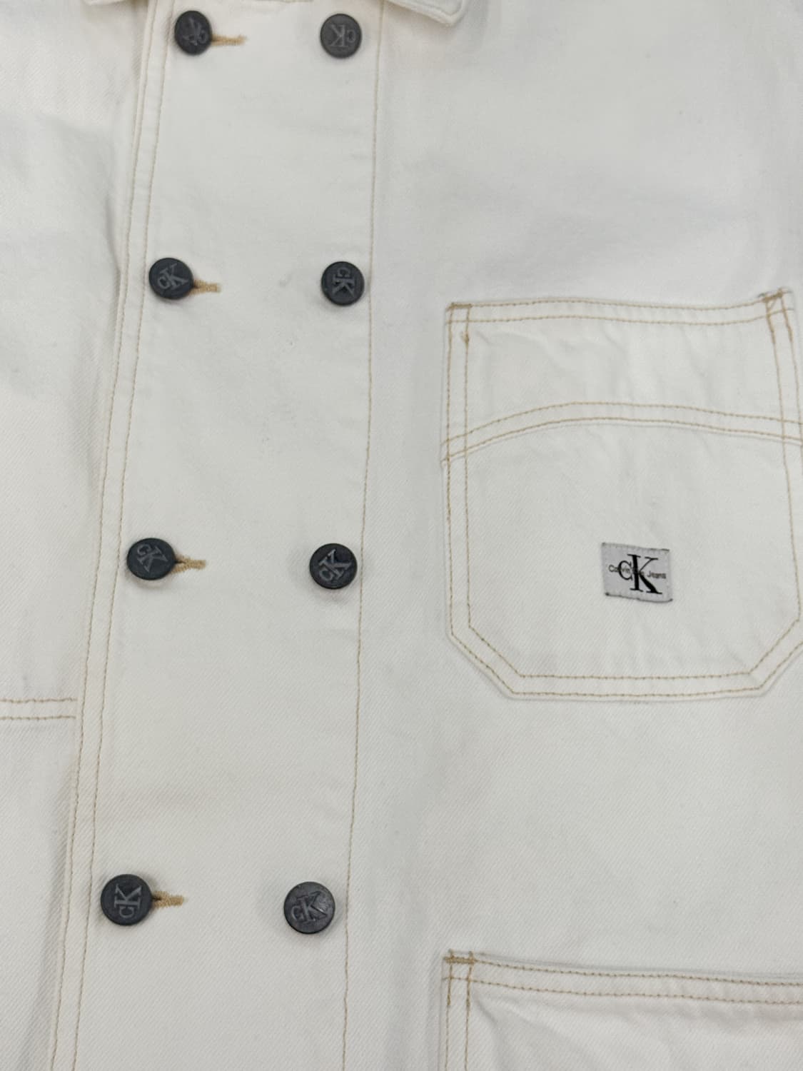 캘빈클라인진스 90s 데님 초어 쉐프 자켓 상품이미지5