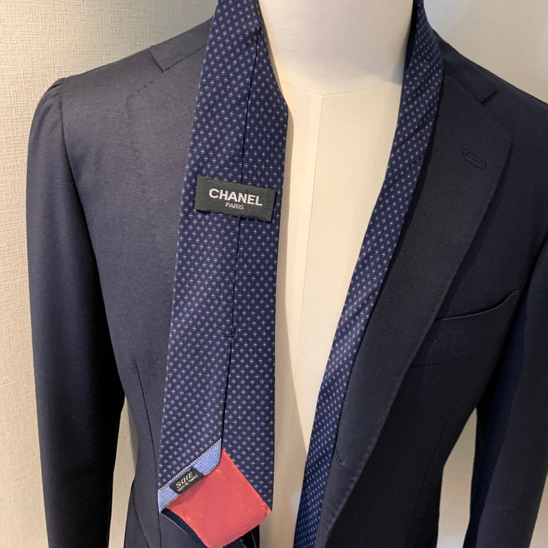 샤넬(CHANEL) 명품 100실크 빈티지넥타이 A등급 상품이미지2