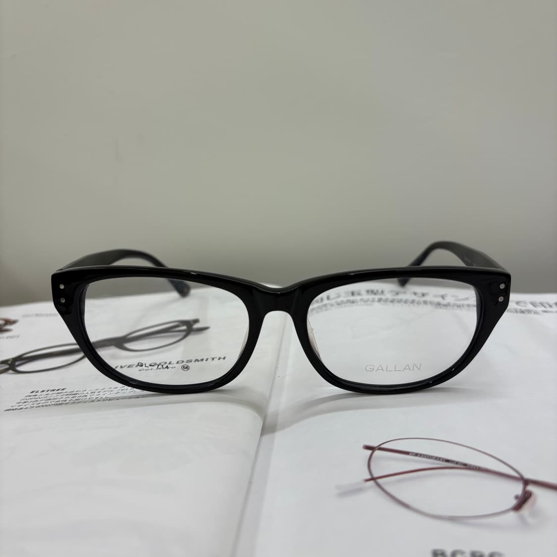 GALLAN 겔랑 뿔테 빈티지안경 상품이미지1