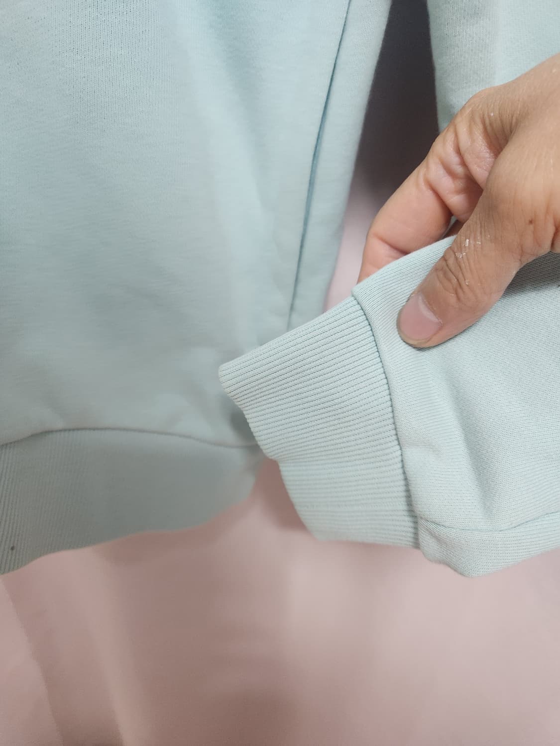 라코스테 여성 핑크 후드집업 상품이미지5