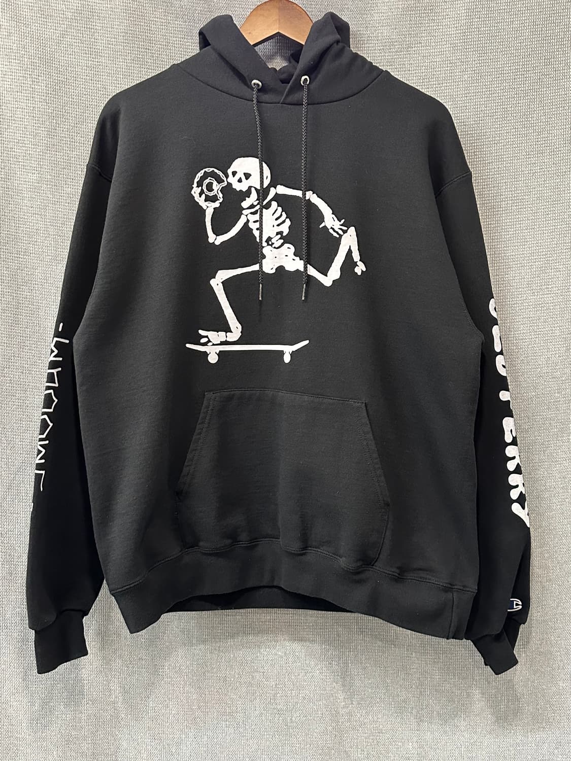 Champion x OLD FERRY 해골 그래픽 후드 상품이미지1