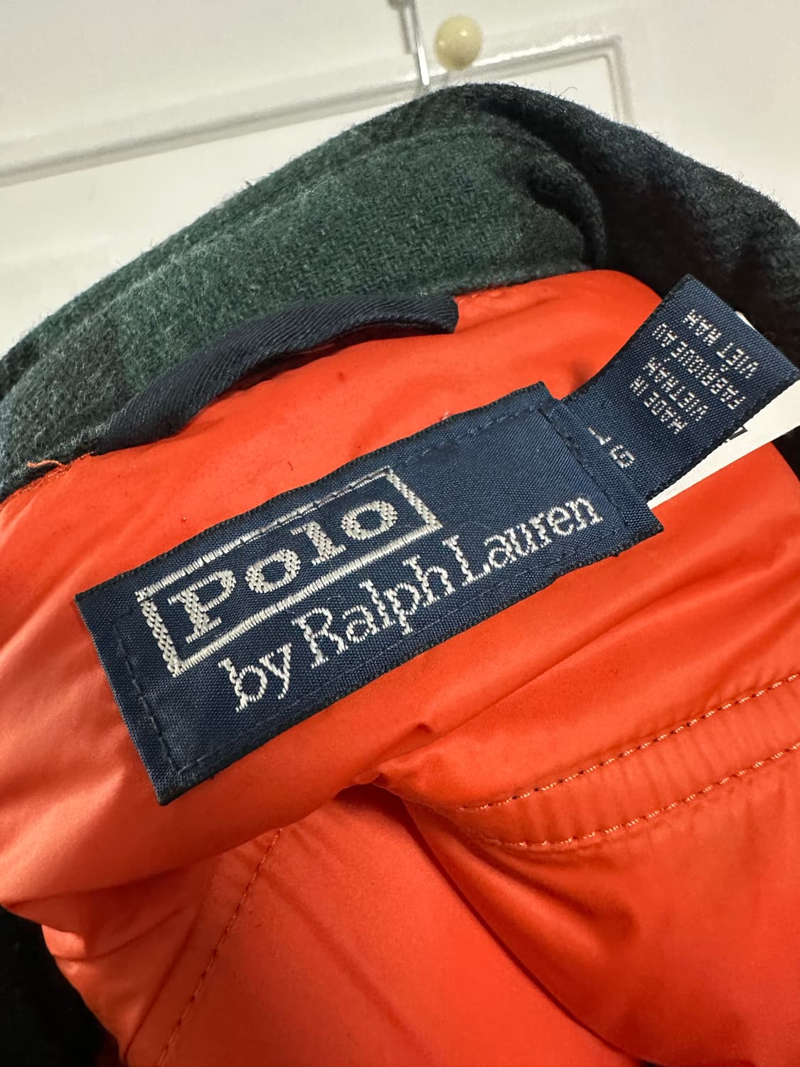 폴로 랄프로렌 타탄 울 블랜드 패딩 자켓 상품이미지4