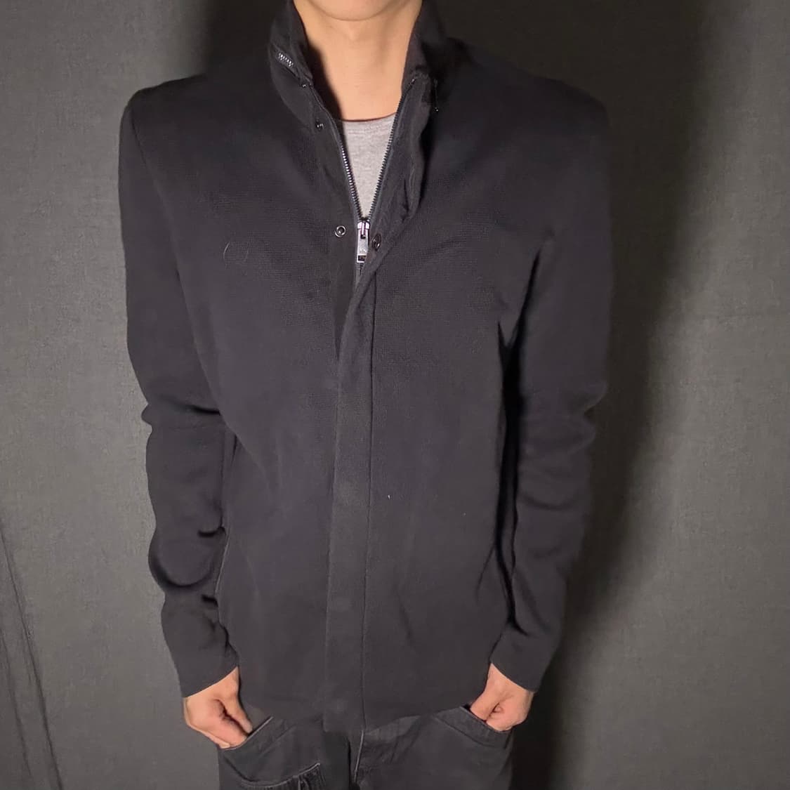 armani exchange high neck zip-up 상품이미지1