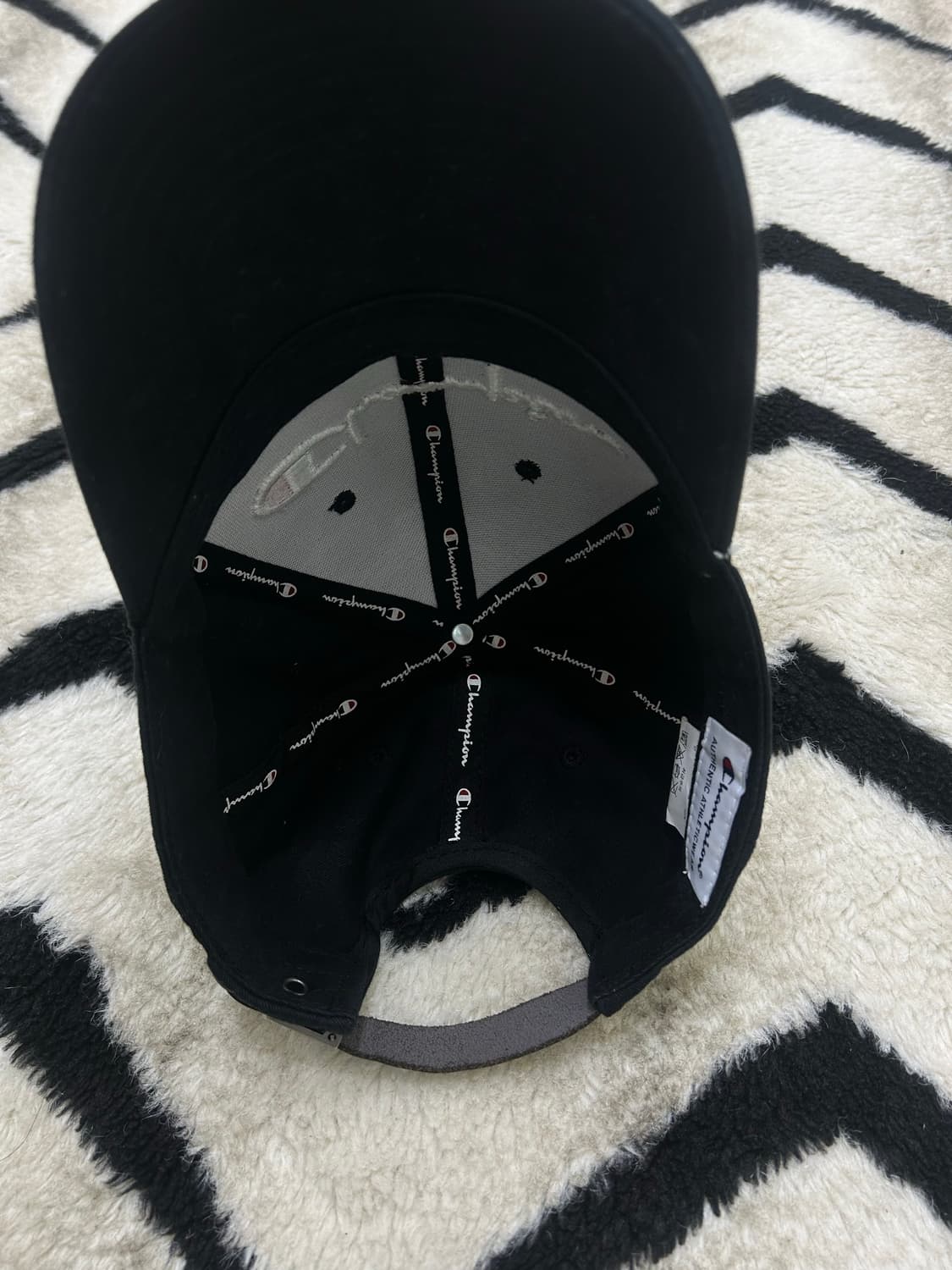 챔피온 클래식 트윌 볼캡/블랙 상품이미지4