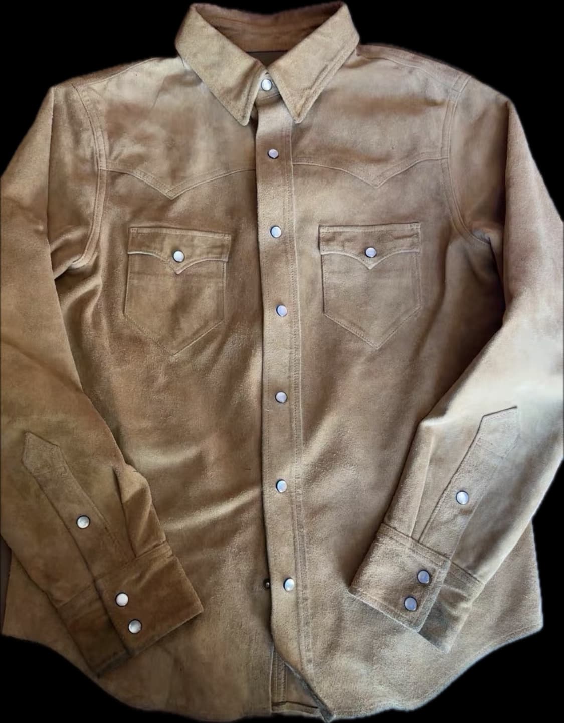 RRL 러프아웃 스웨이드셔츠자켓 S 상품이미지2