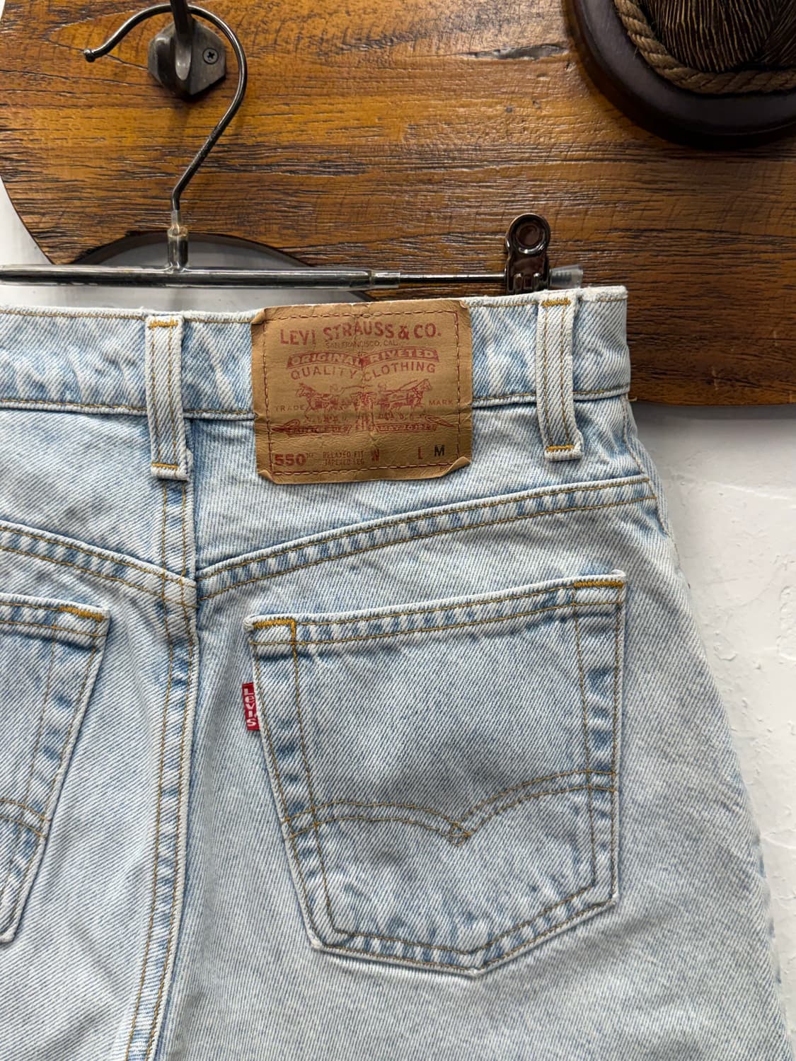 90s USA Levi’s 550 Denim Shorts 상품이미지2