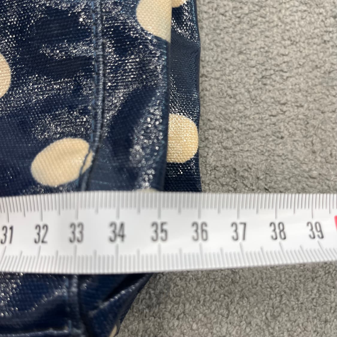 캐스키드슨 네이비 도트 토트백 상품이미지6