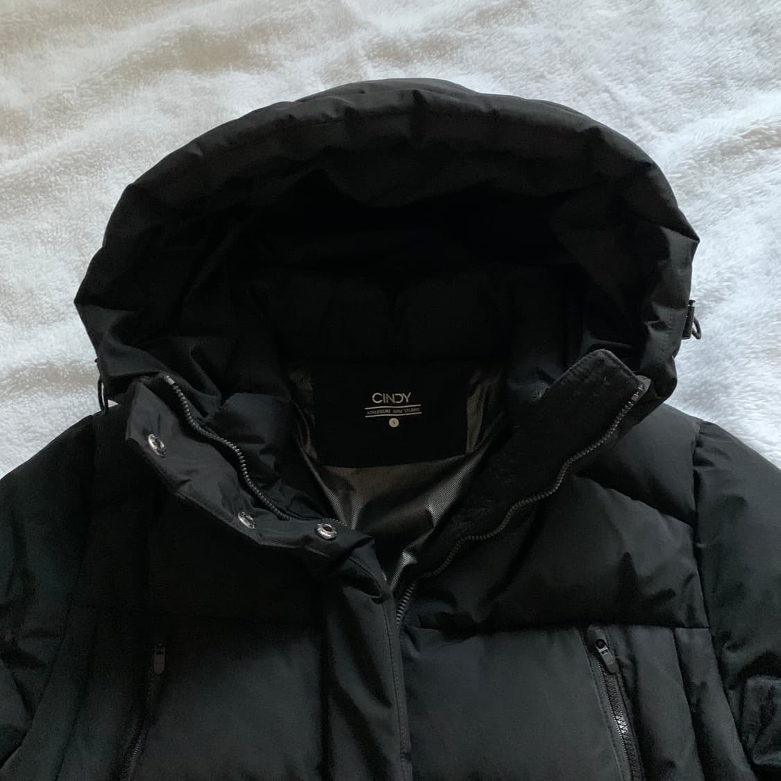 빈티지 프리미엄 시베리안 덕다운 후드 롱패딩 상품이미지3