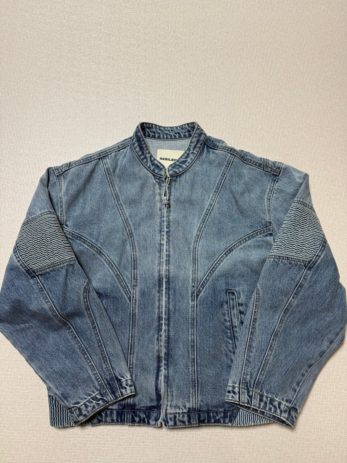 [M]인사일런스 스모킹 페이드 데님 자켓 상품이미지1