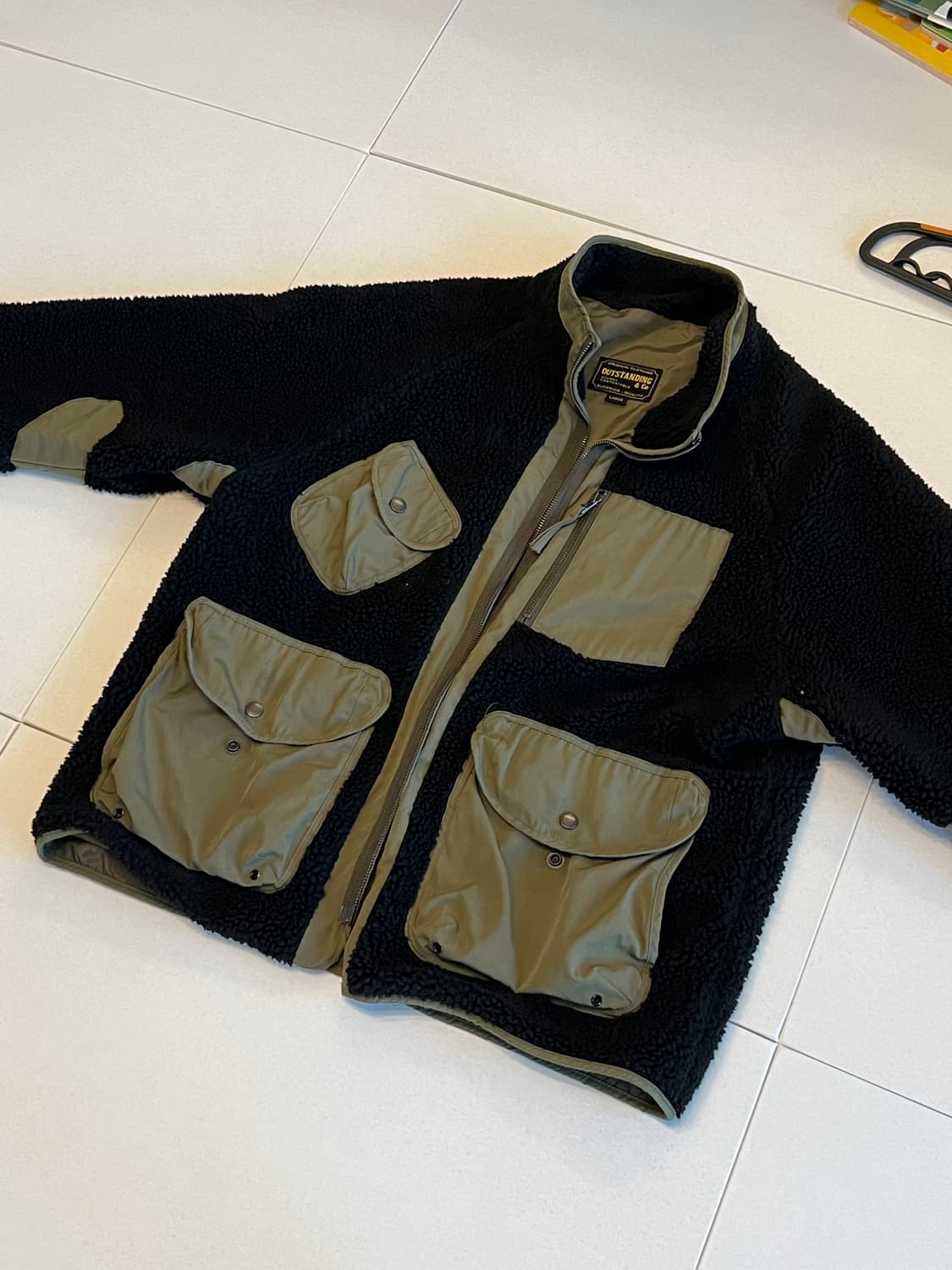 아웃스탠딩 보아 후리스 자켓 L  상품이미지1