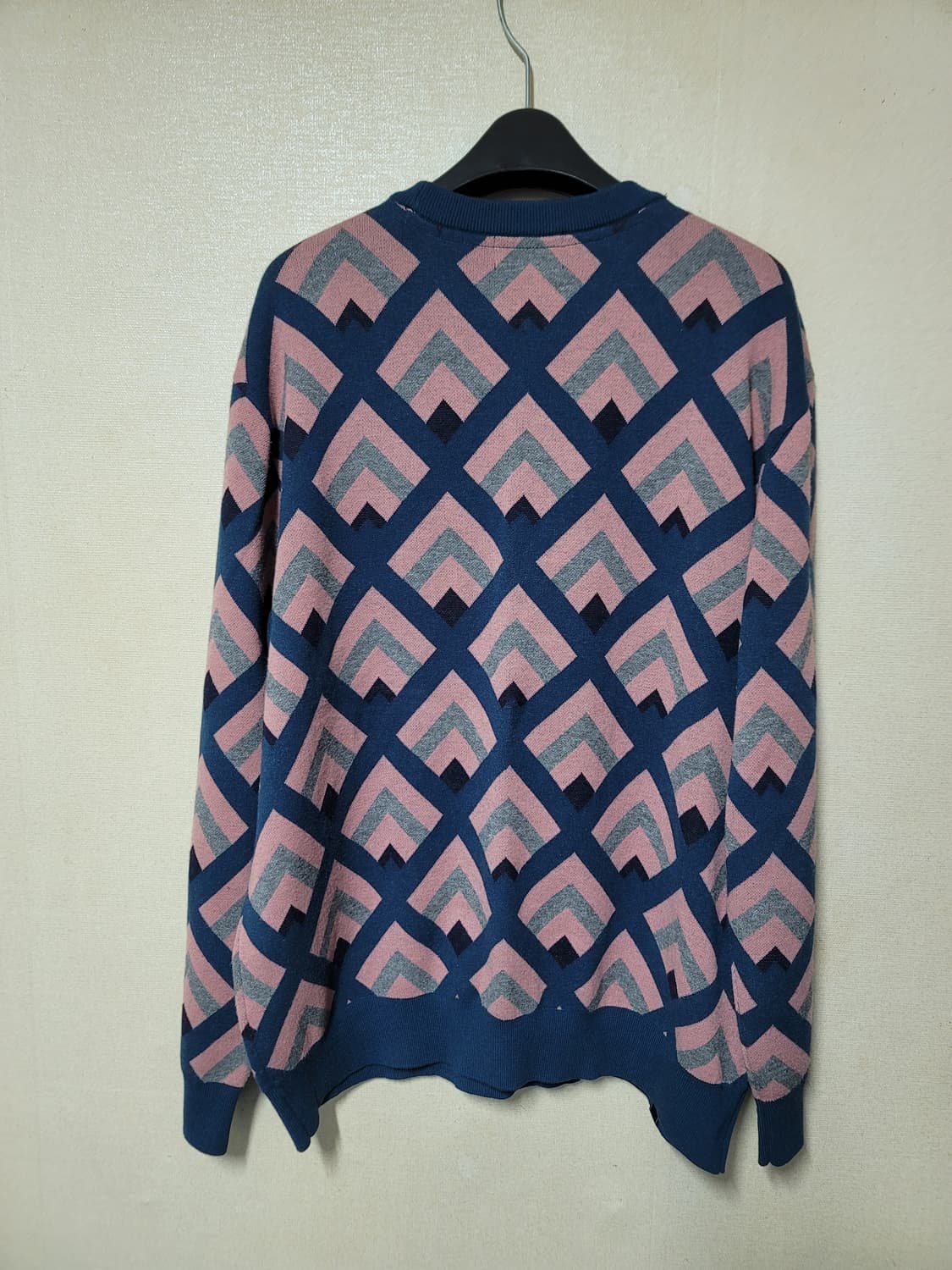 와이드앵글 자카드 풀오버 니트 상품이미지4