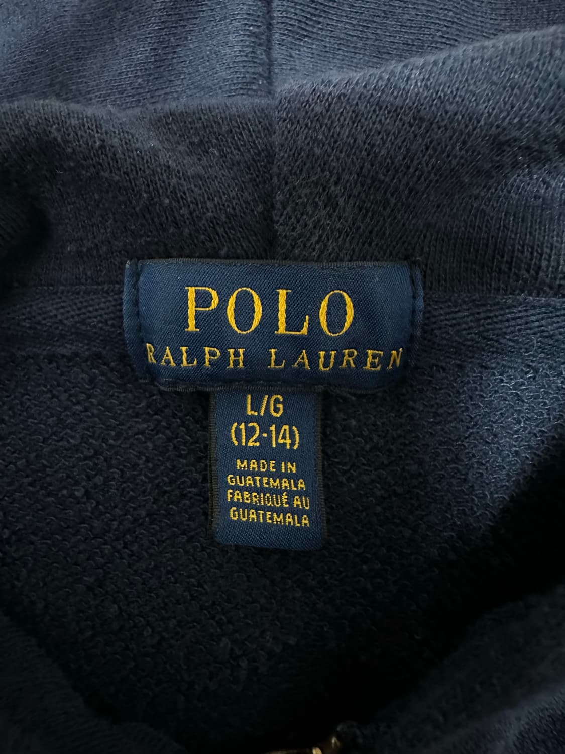 폴로 랄프로렌 네이비 후드집업 상품이미지4