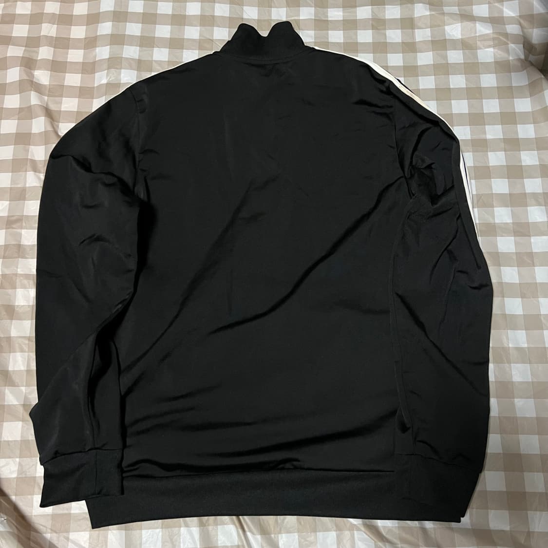 아디다스 져지 블랙 XL 집업 삼선 트랙탑 하자 상품이미지4