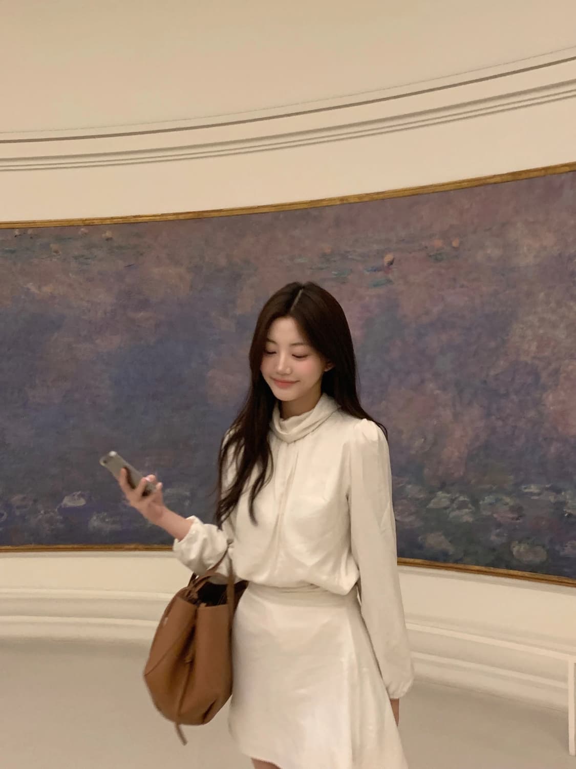 zaenio 제니오 made 펄 하이 블라우스 /스커트 상품이미지2