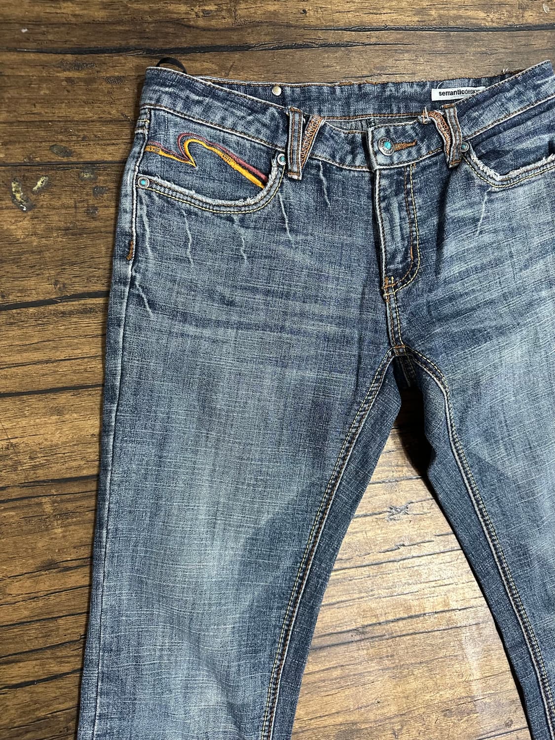 Semantic Design 일본빈티지 데님 부츠컷 청바지 29사이즈 상품이미지2