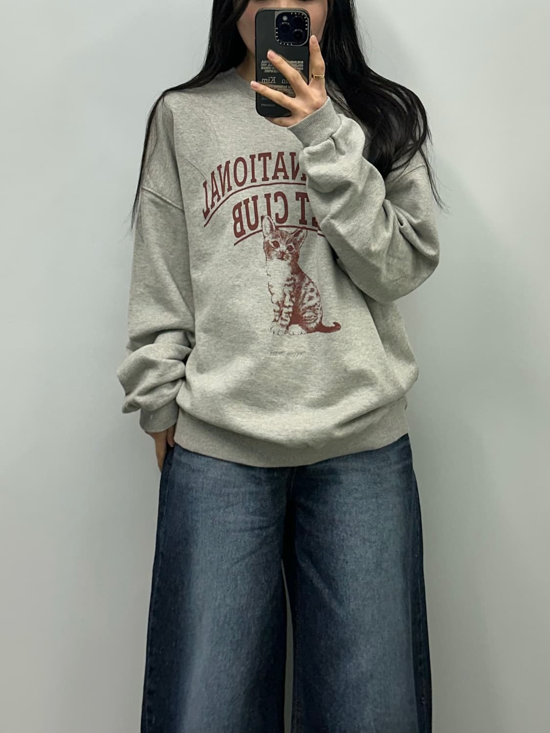 더오픈프로덕트 펫클럽 스웻 맨투맨 상품이미지1