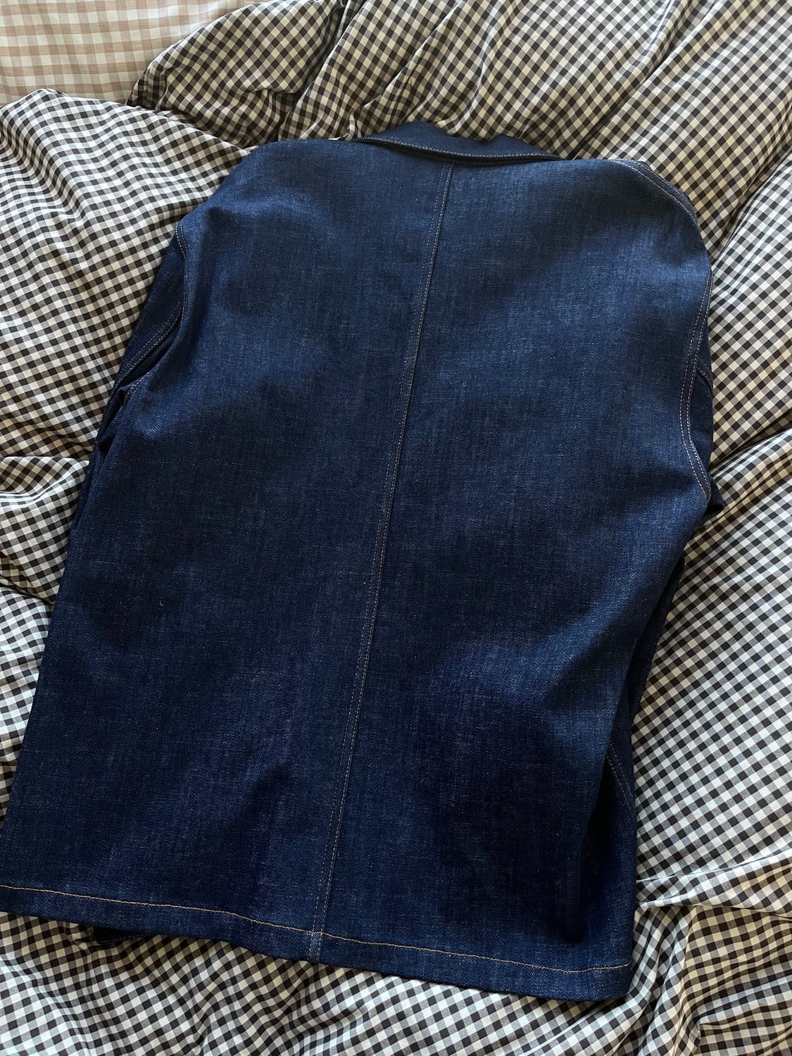 디올 / 오블리크 코튼 데님 오버셔츠 로우 블루 / 52 상품이미지2