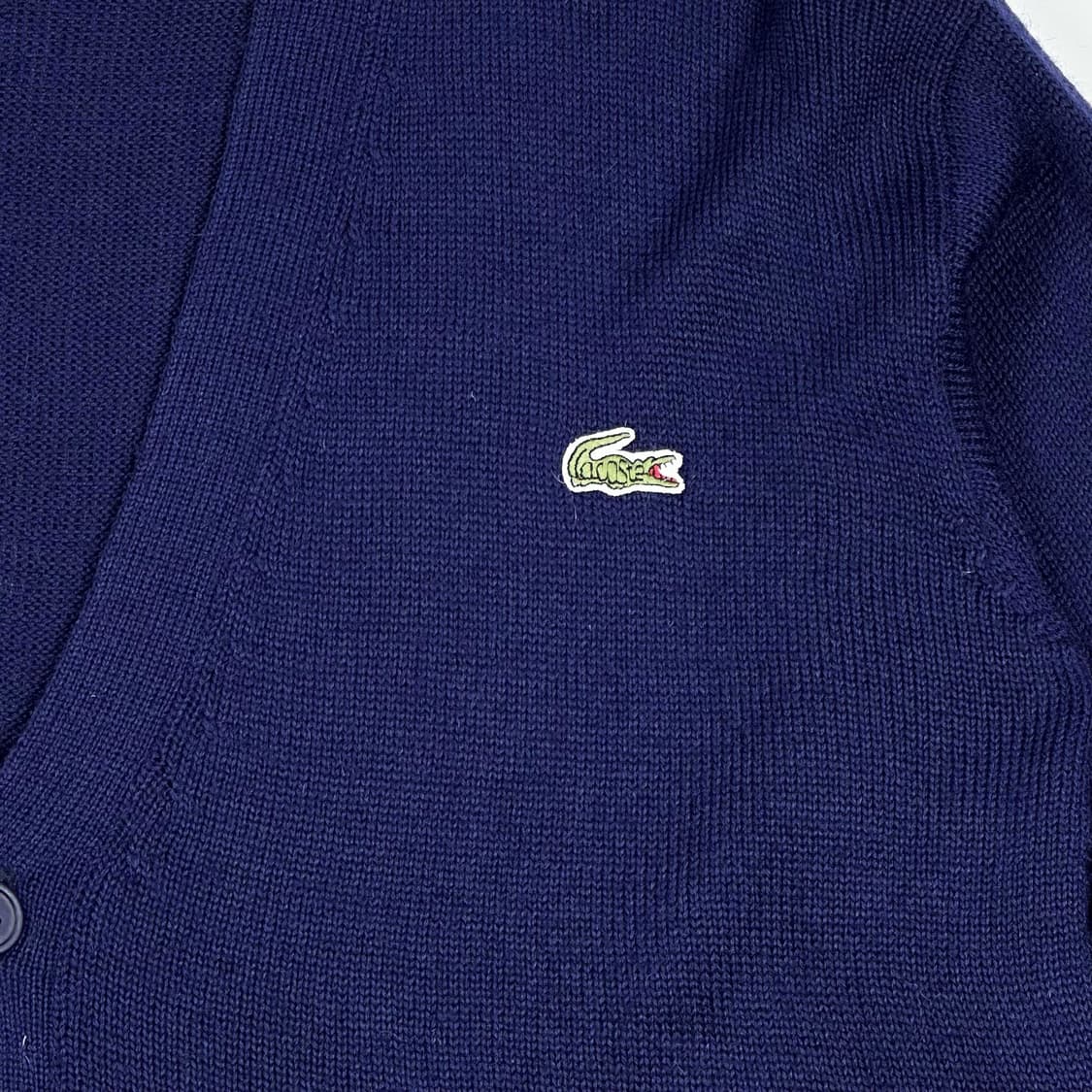 라코스테 재팬 클래식 니트 가디건 네이비 L 상품이미지3
