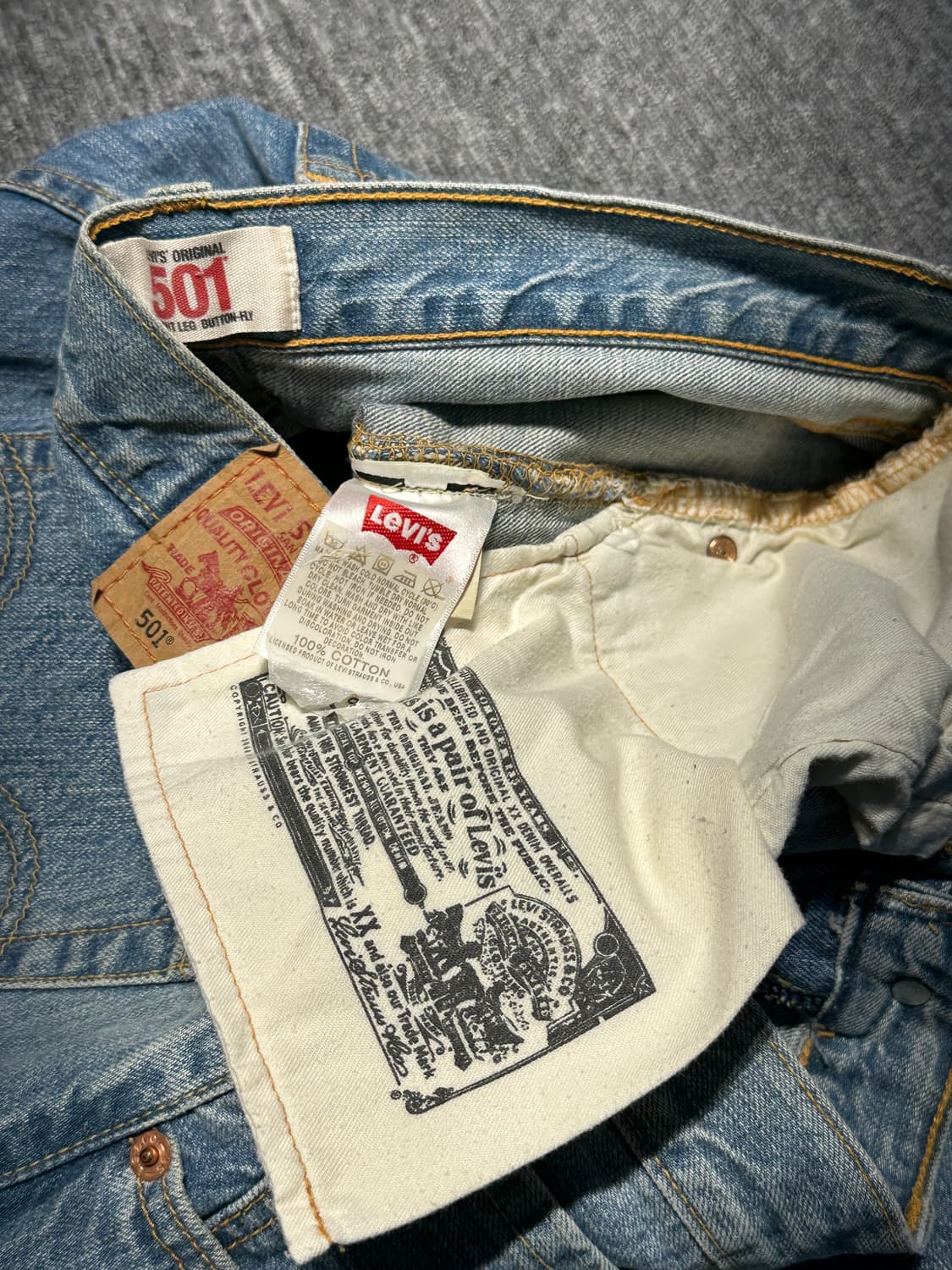Levis 501 W32 L32 상품이미지5