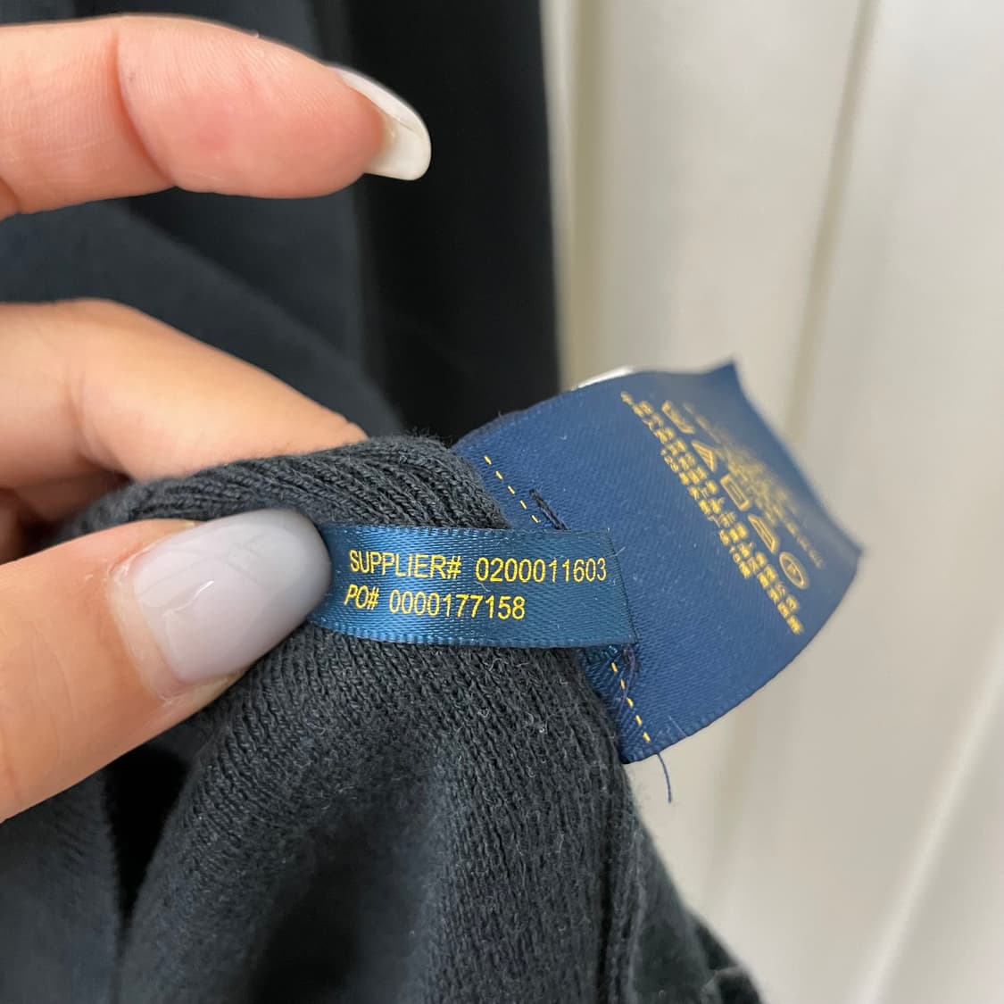 폴로 블랙 라운드넥 니트 상품이미지8