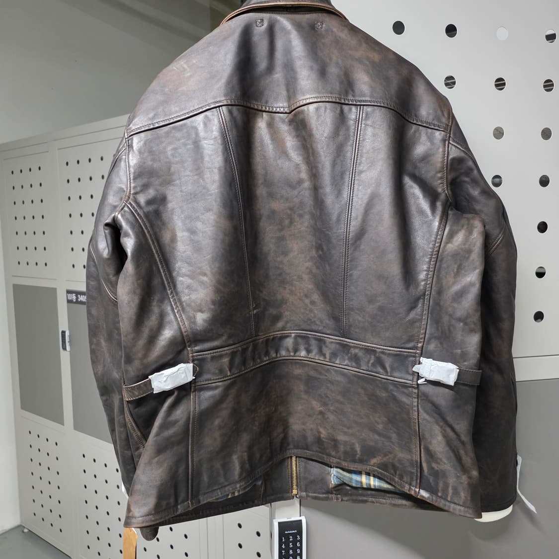 RRL 뉴스보이 린톤 모토 레더자켓 상품이미지2