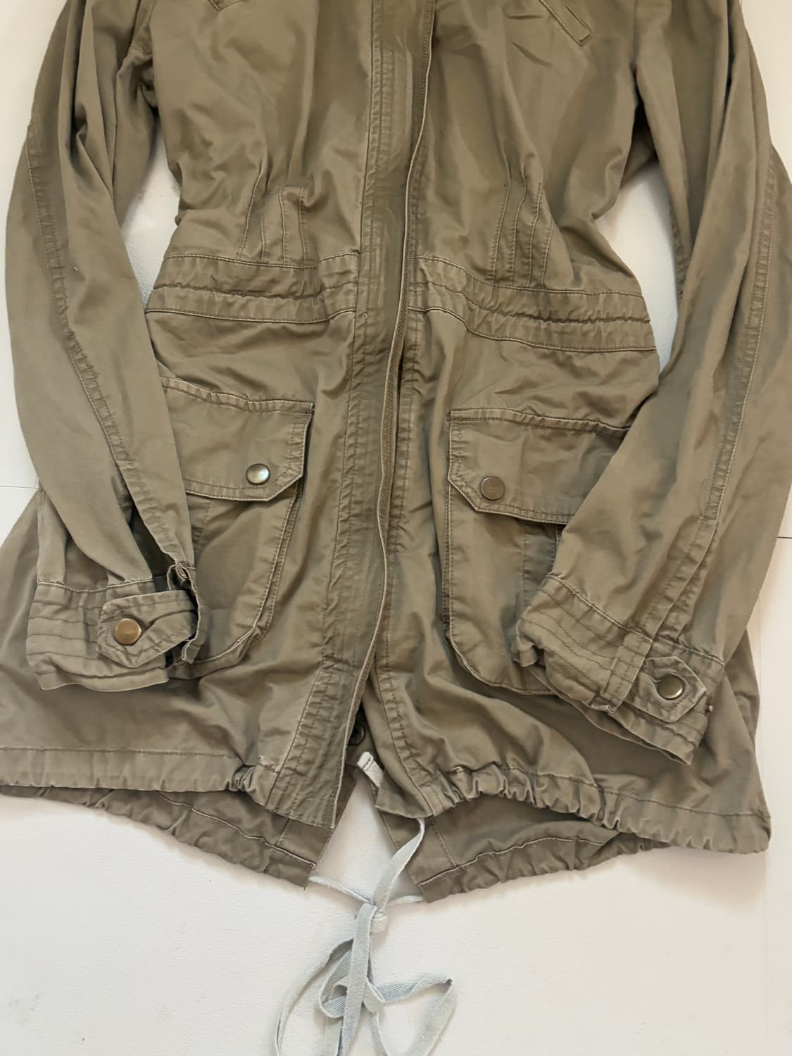 • Khaki Fishtail Bomber Jacket  상품이미지6