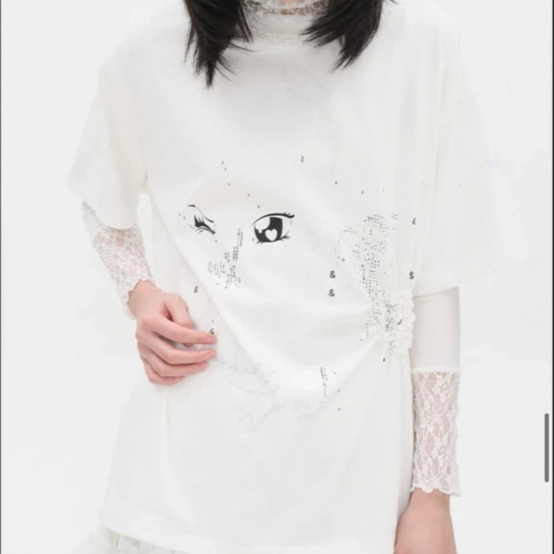 TYPESERVICE Scattered Ruched Top 상품이미지4