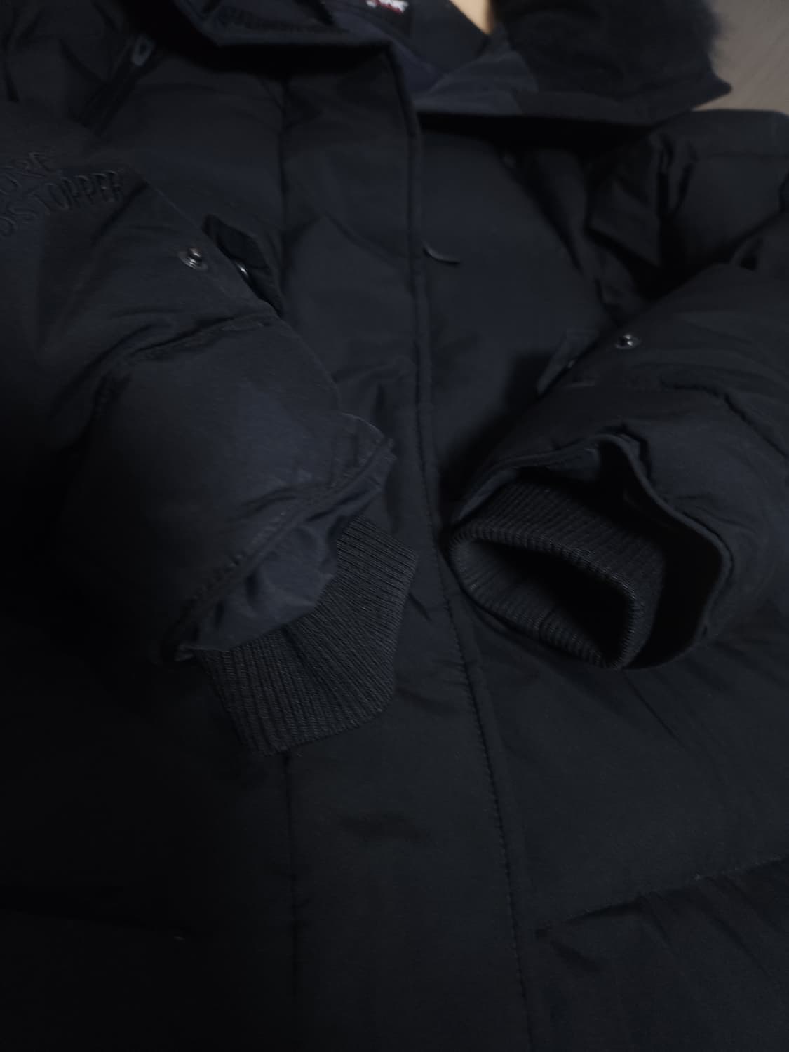 블랙야크 고어텍스 구스다운 롱패딩, S 상품이미지5