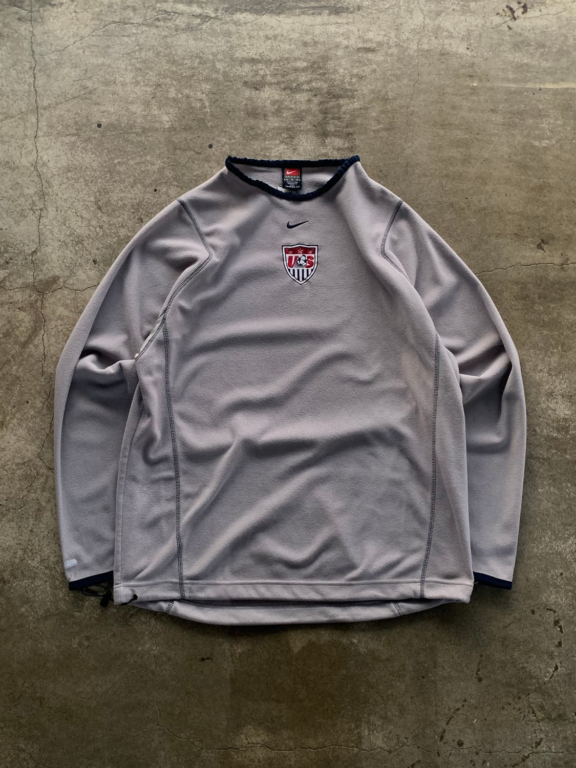 2000s 나이키 미국 축구 국가대표팀 써멀핏 플리스 풀오버 상품이미지1