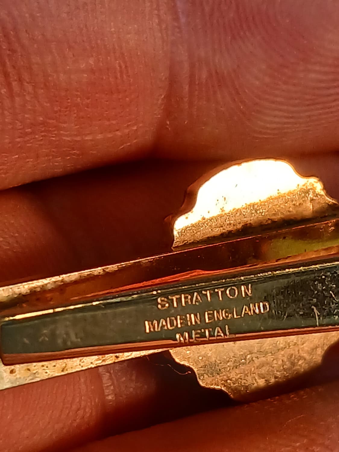 영국 스트래튼 앵커 넥타이핀 & 커프스 세트 상품이미지2