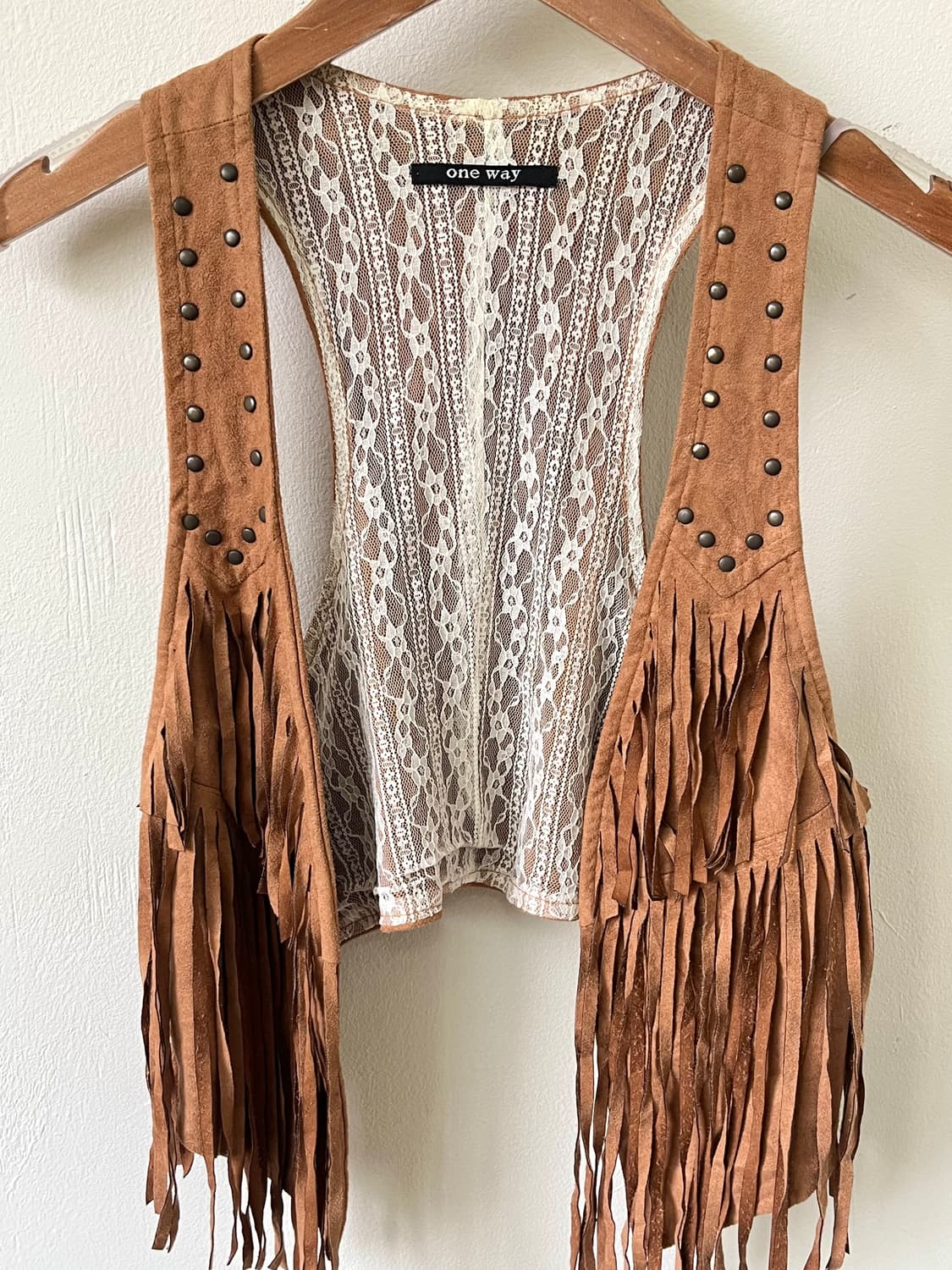 one way 웨스턴 프릴 베스트 상품이미지2