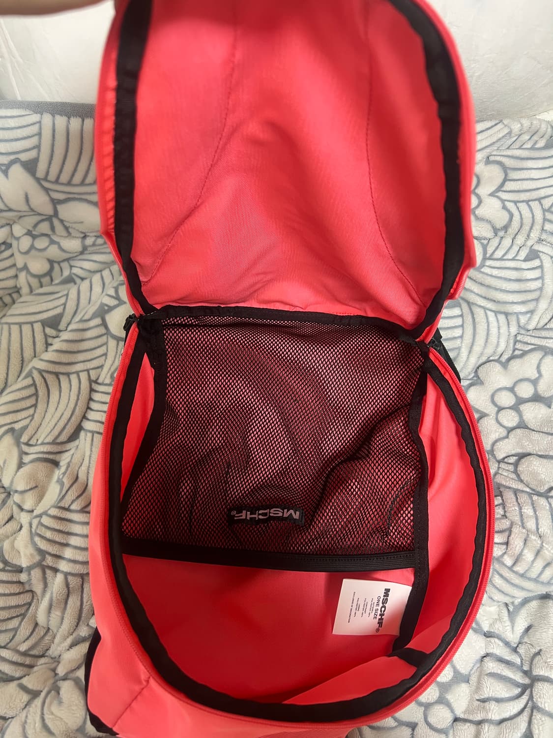 미스치프 롬버스 백팩 핑크 상품이미지4