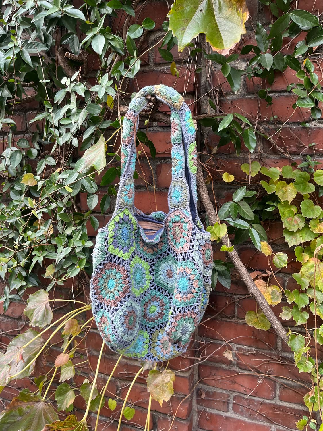 일본 히피무드 크로셰 핸드백 상품이미지1