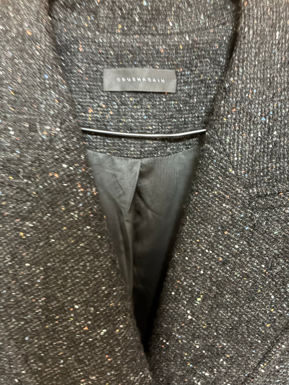 CRUSHAGAIN tweed coat 상품이미지6