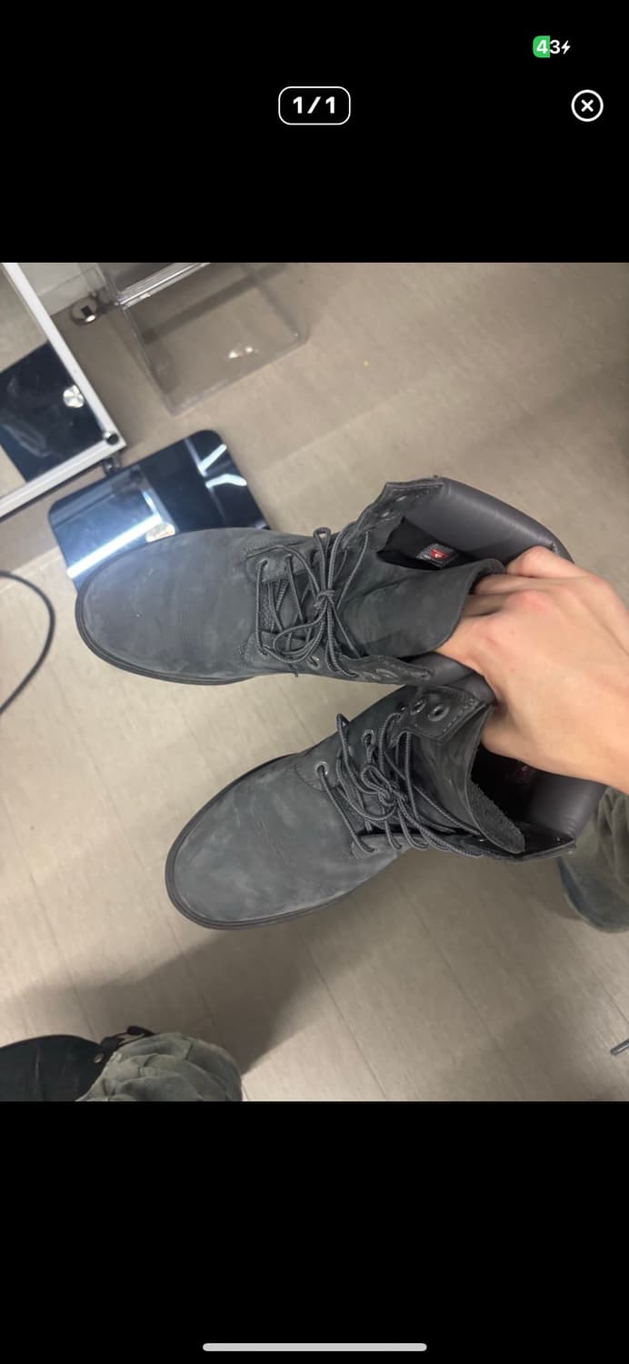 팀버랜드 6인치 다크그레이 부츠 280 상품이미지3