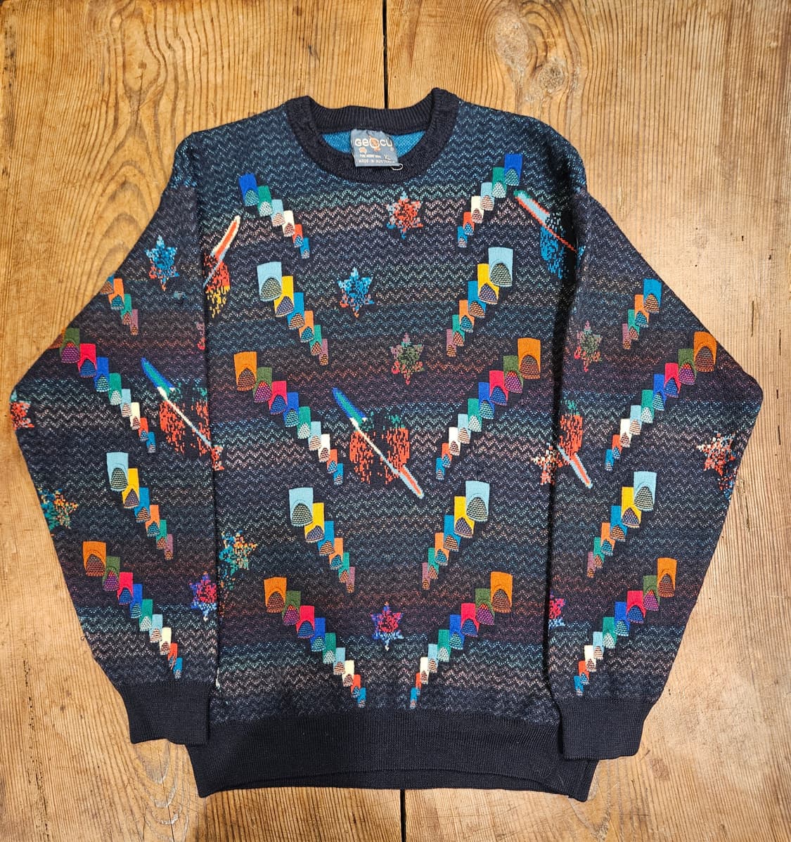 Geocu made in Australia 기하학패턴 니트 상품이미지1