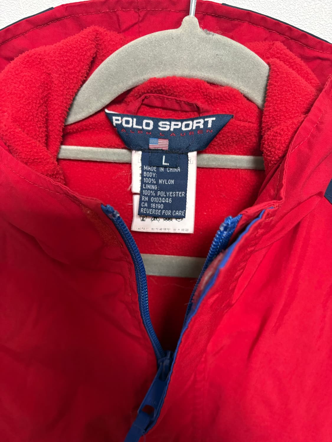 90’s 폴로 스포츠 배색 바람막이 상품이미지4