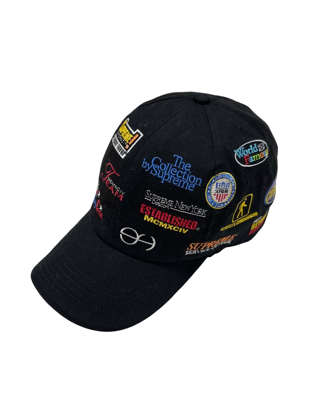 슈프림 스폰서스 6-패널 블랙 볼캡 상품이미지2