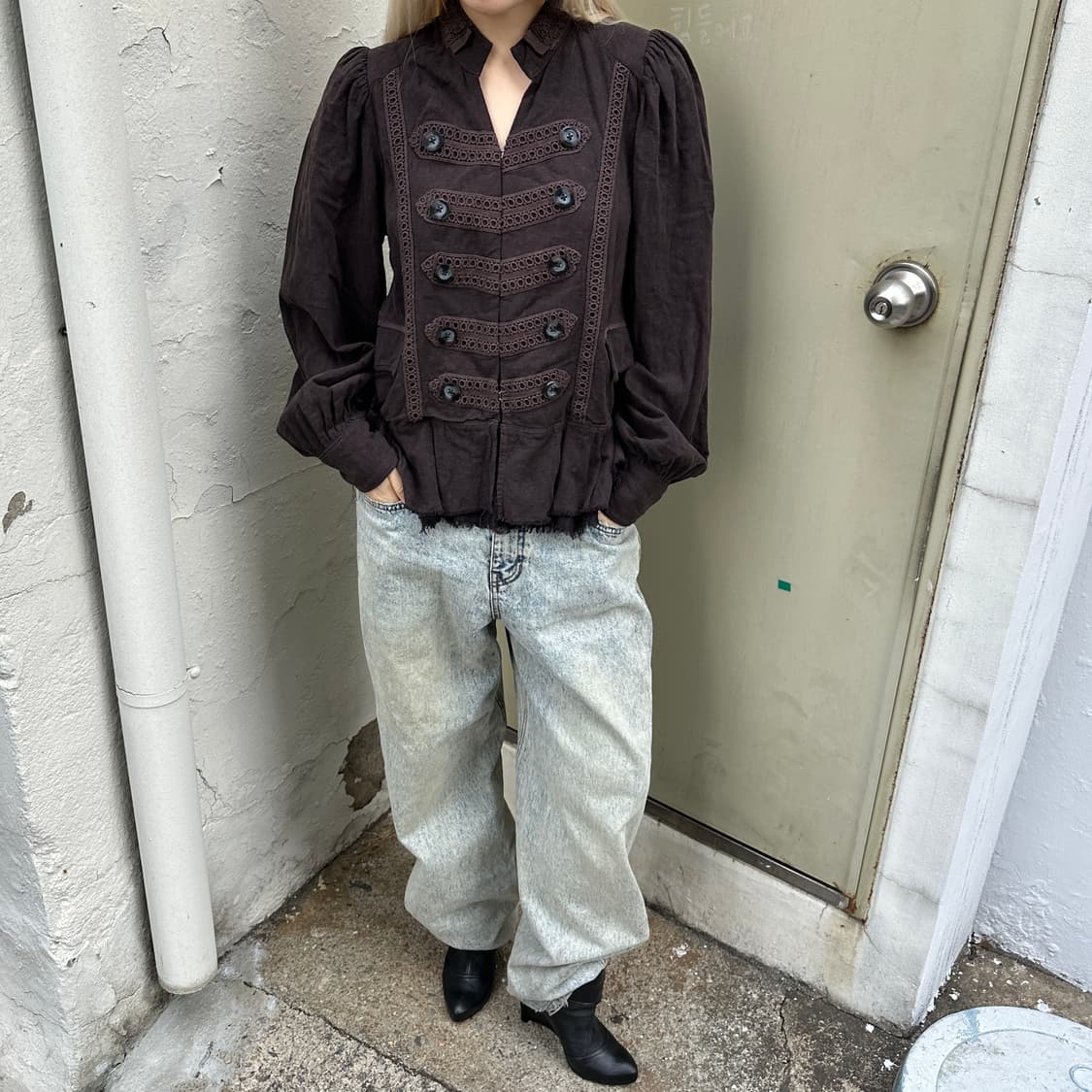 00s 프리피플 라이트웨이트 나폴레옹 자켓 상품이미지4