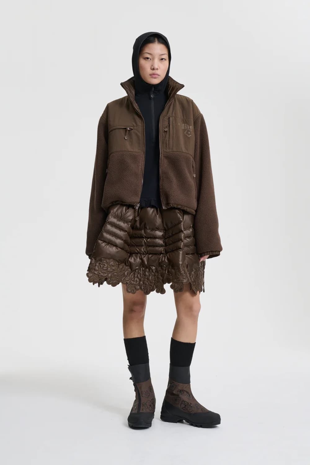 [M,L]세실리에 반센 x 노스페이스 25fw 리버시블 플리스 자켓 상품이미지6