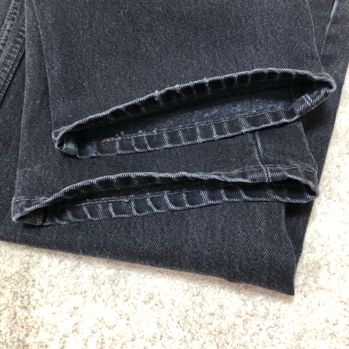 90s 빈티지 리바이스 501 블랙(흑청) USA 상품이미지10