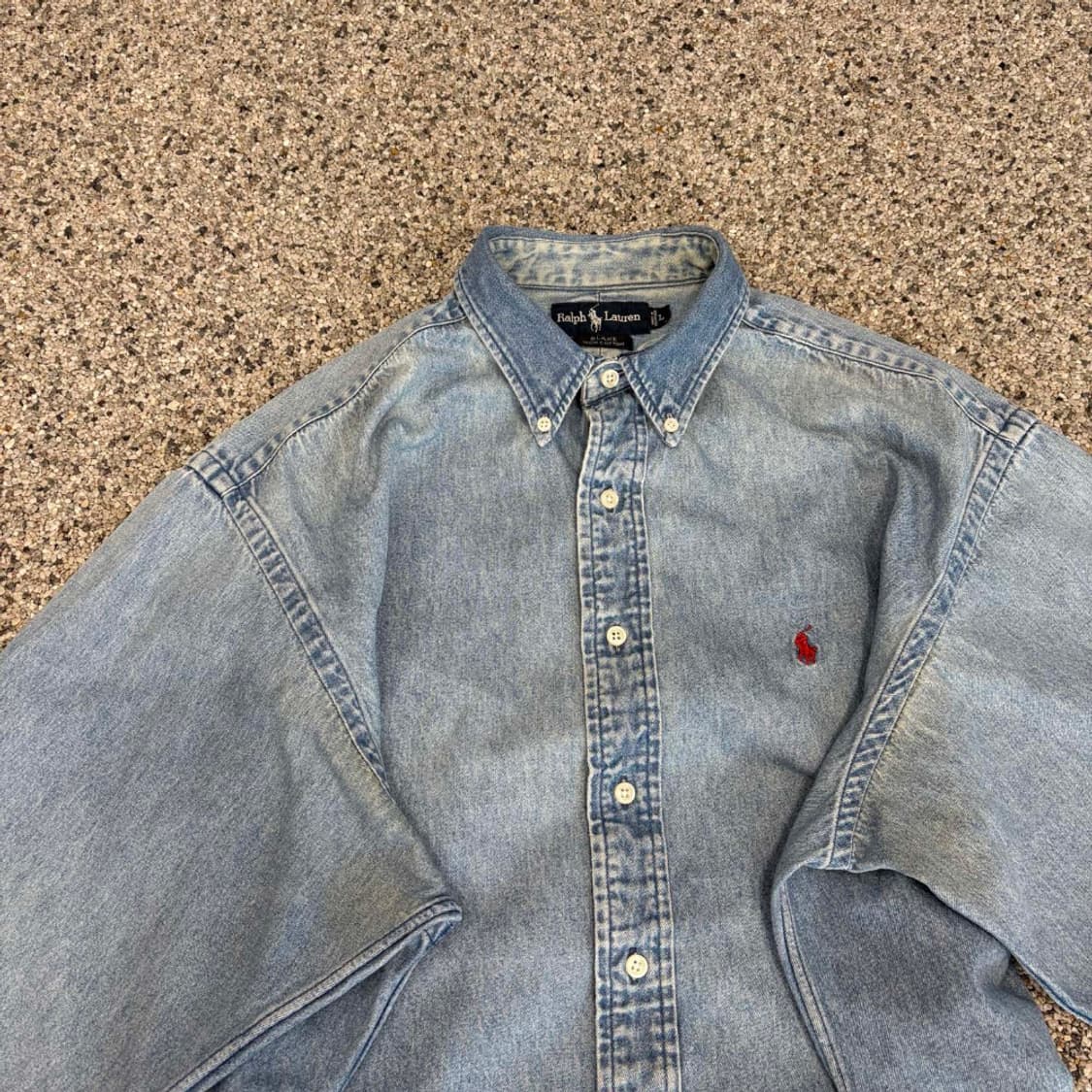90s 폴로랄프로렌 데님셔츠 상품이미지4