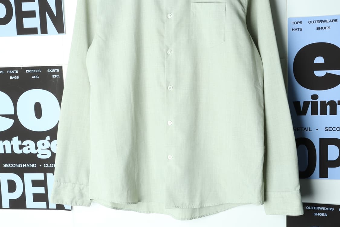 (XL-2XL) 브랜드빈티지 셔츠 남방 시원소재 여름 무지-H31862 상품이미지4