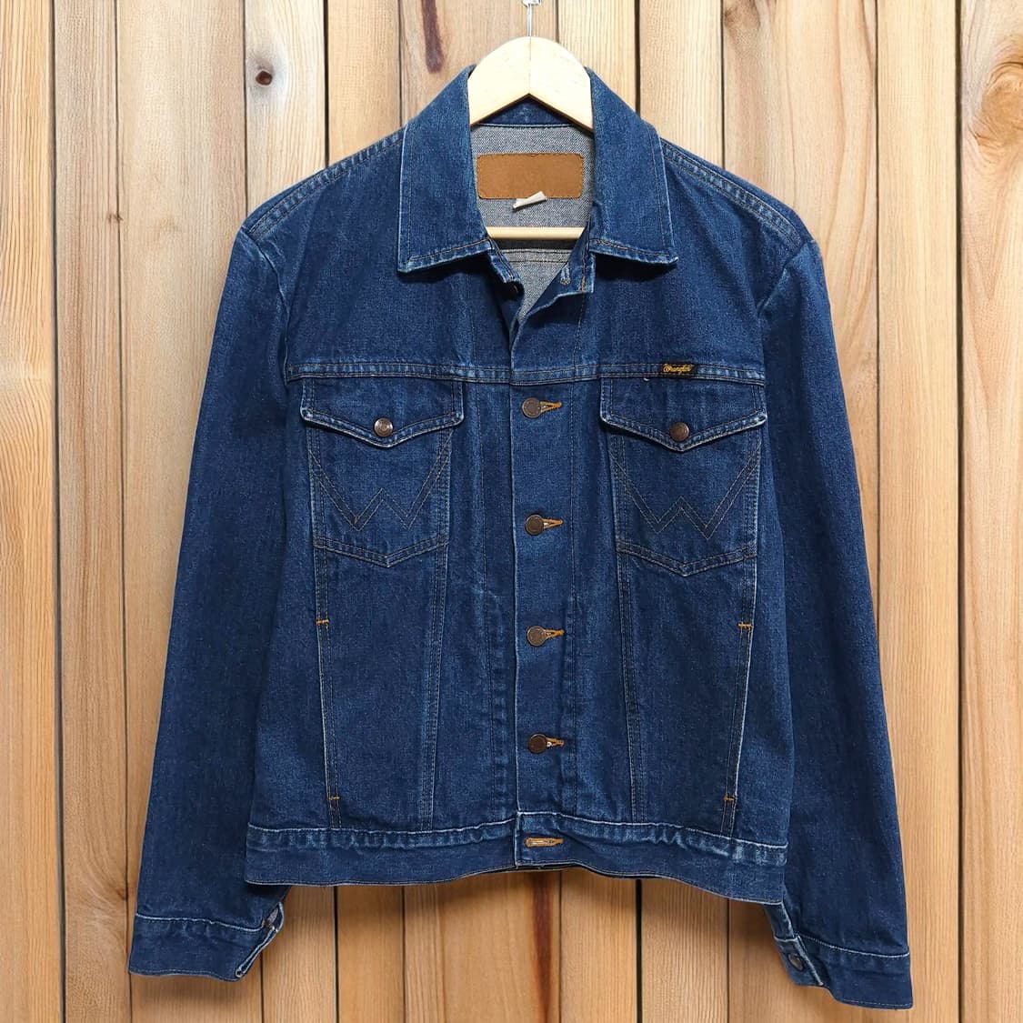 여성55~66)WRANGLER 랭글러 1990s 데님 청자켓 상품이미지1