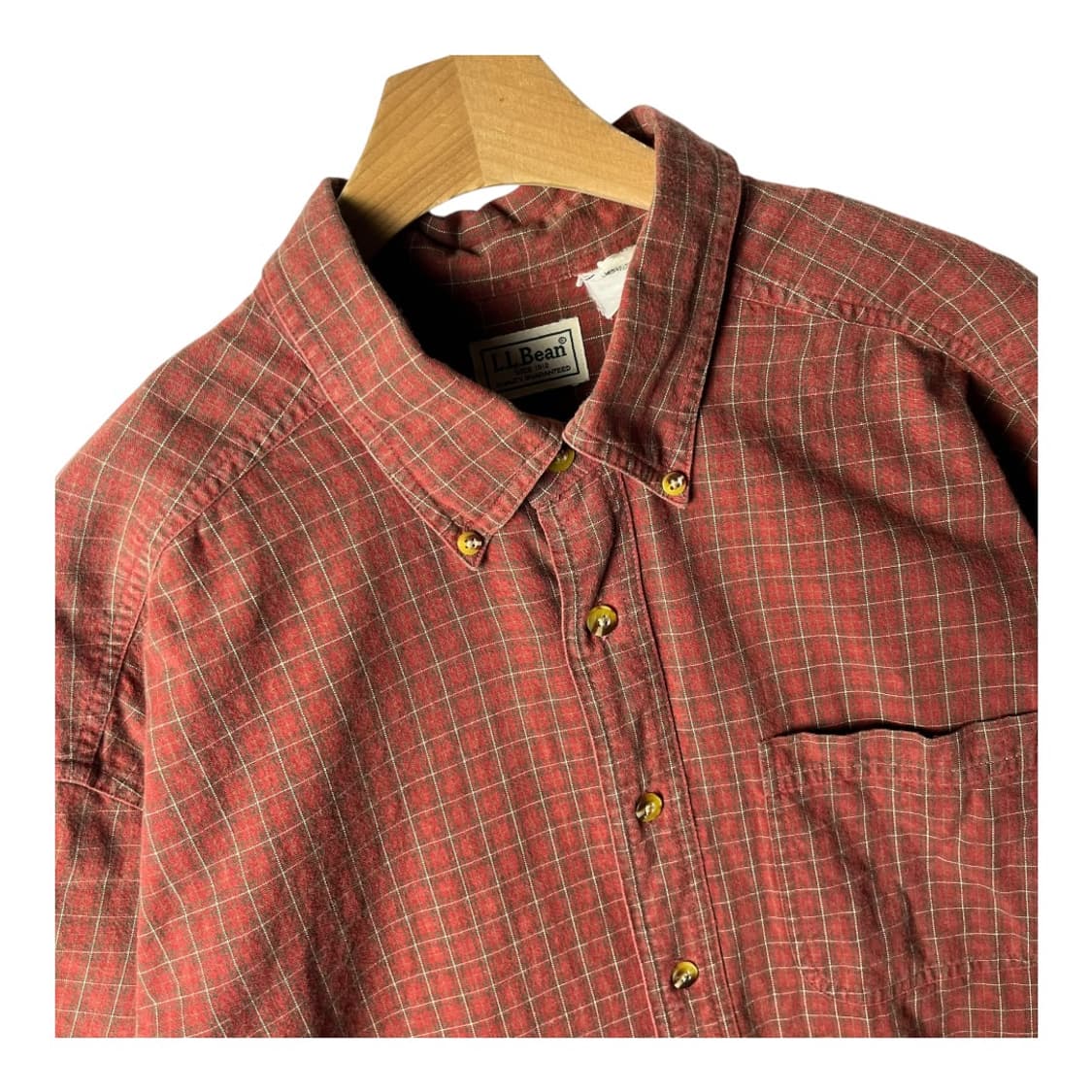 [LL Bean] 엘엘빈 원포켓 체크 반팔셔츠 상품이미지2